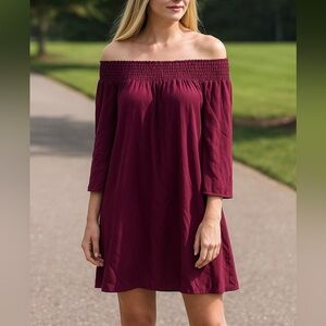 Aritzia Talula Curzon Off The Shoulder Tunic Dress Size Medium